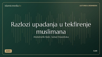 Razlozi upadanja u tekfirenje muslimana