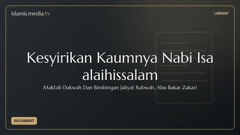Kesyirikan Kaumnya Nabi Isa alaihissalam