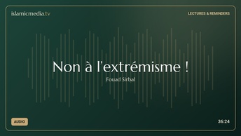 Non à l’extrémisme !