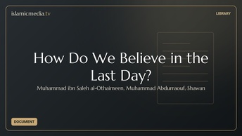How Do We Believe in the Last Day?