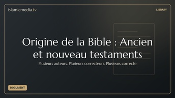 Origine de la Bible : Ancien et nouveau testaments