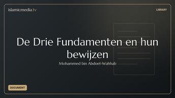 De Drie Fundamenten en hun bewijzen