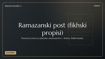Ramazanski post (fikhski propisi)
