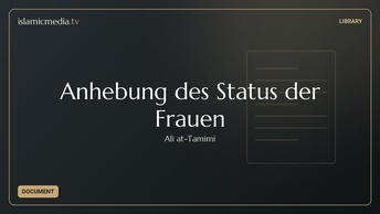 Anhebung des Status der Frauen