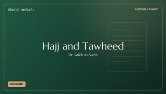 Hajj and Tawheed