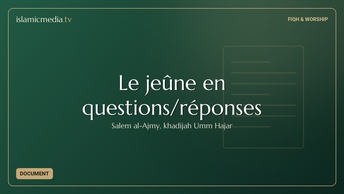 Le jeûne en questions/réponses