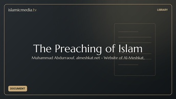 The Preaching of Islam