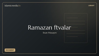 Ramazan fətvalar