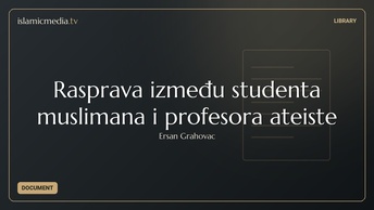 Rasprava između studenta muslimana i profesora ateiste
