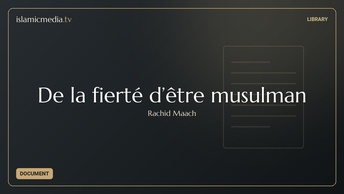De la fierté d’être musulman