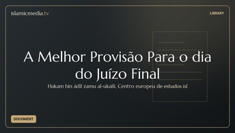 A Melhor Provisão Para o dia do Juízo Final