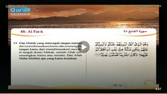 Mushaf murattal dengan terjemahan maknanya ke dalam bahasa Indonesia (Juz 26) Bagian 5