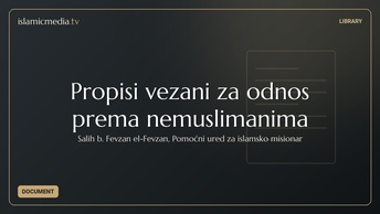 Propisi vezani za odnos prema nemuslimanima