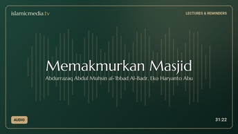 Memakmurkan Masjid