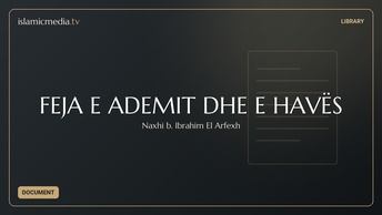 FEJA E ADEMIT DHE E HAVËS