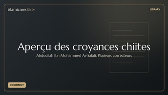 Aperçu des croyances chiites