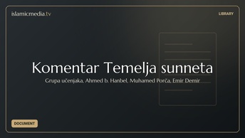 Komentar Temelja sunneta