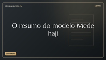 O resumo do modelo Mede hajj