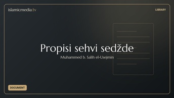 Propisi sehvi sedžde