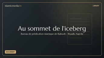 Au sommet de l'iceberg