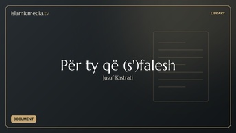 Për ty që (s')falesh