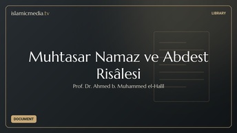 Muhtasar Namaz ve Abdest Risâlesi