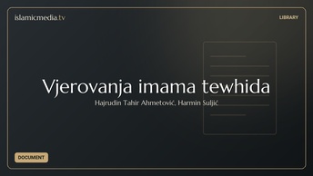 Vjerovanja imama tewhida