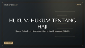 HUKUM-HUKUM TENTANG HAJI