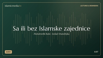 Sa ili bez Islamske zajednice