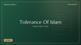 Tolerance Of Islam