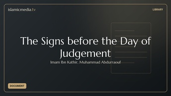 The Signs before the Day of Judgement