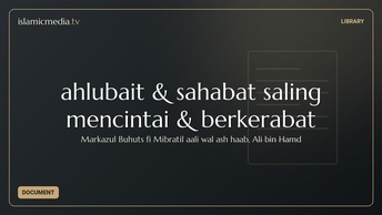 ahlubait & sahabat saling mencintai & berkerabat