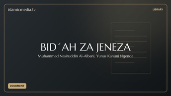 BID´AH ZA JENEZA