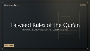 Tajweed Rules of the Qur’an