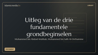Uitleg van de drie fundamentele grondbeginselen