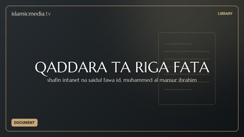 QADDARA TA RIGA FATA