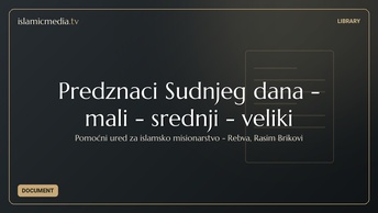 Predznaci Sudnjeg dana - mali - srednji - veliki