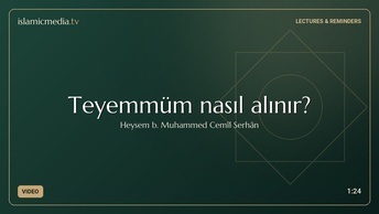 Teyemmüm nasıl alınır?
