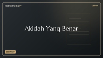 Akidah Yang Benar