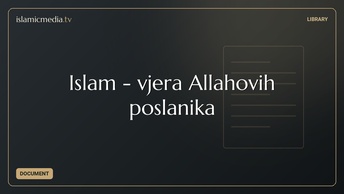 Islam - vjera Allahovih poslanika