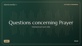 Questions concerning Prayer