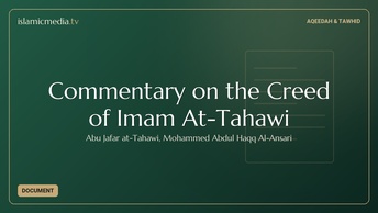 Commentary on the Creed of Imam At-Tahawi