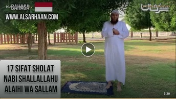 Sifat sholat nabi shallallahu alaihi wa sallam