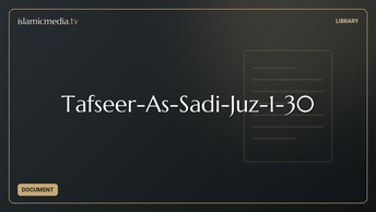 Tafseer-As-Sadi-Juz-1-30