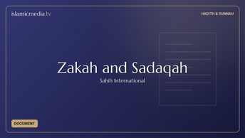 Zakah and Sadaqah