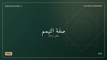 صفة التيمم
