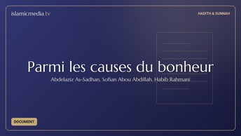 Parmi les causes du bonheur