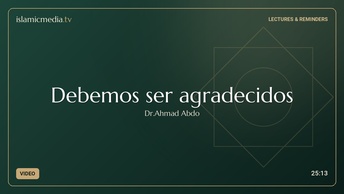 Debemos ser agradecidos