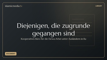 Diejenigen, die zugrunde gegangen sind