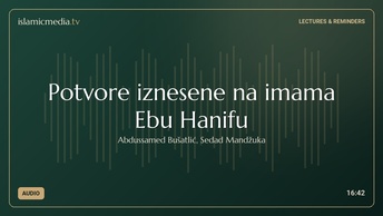 Potvore iznesene na imama Ebu Hanifu